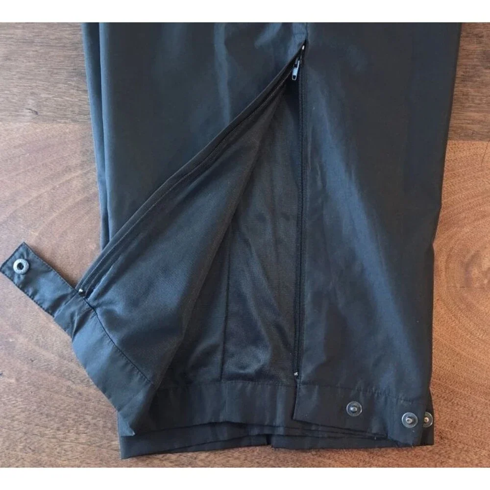 Snake Eyes Mens Golf Rain Pants Black Waterproof Mesh Lined Size XL Style 251700